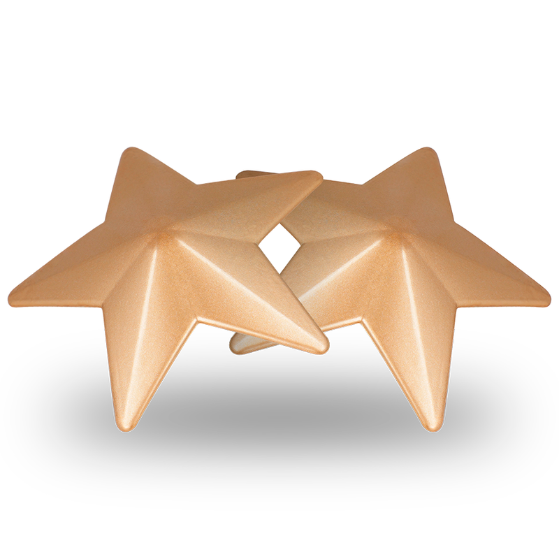 Golden Stars Nipple Covers