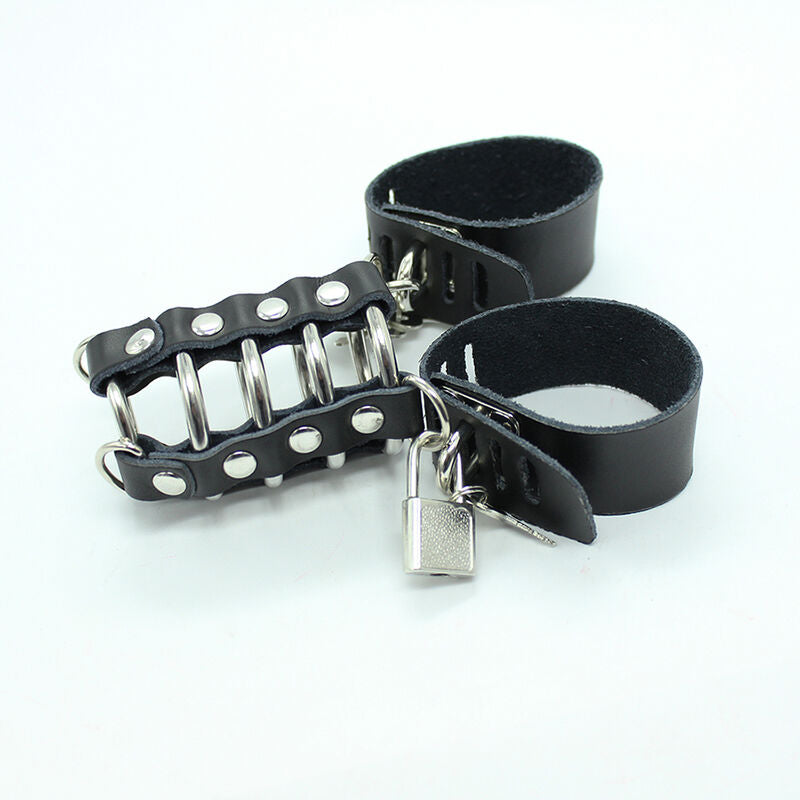 Metal & Leather Penis Cage