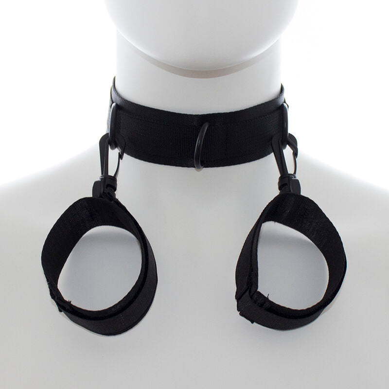 Nylon Handcuffs and Collar Set