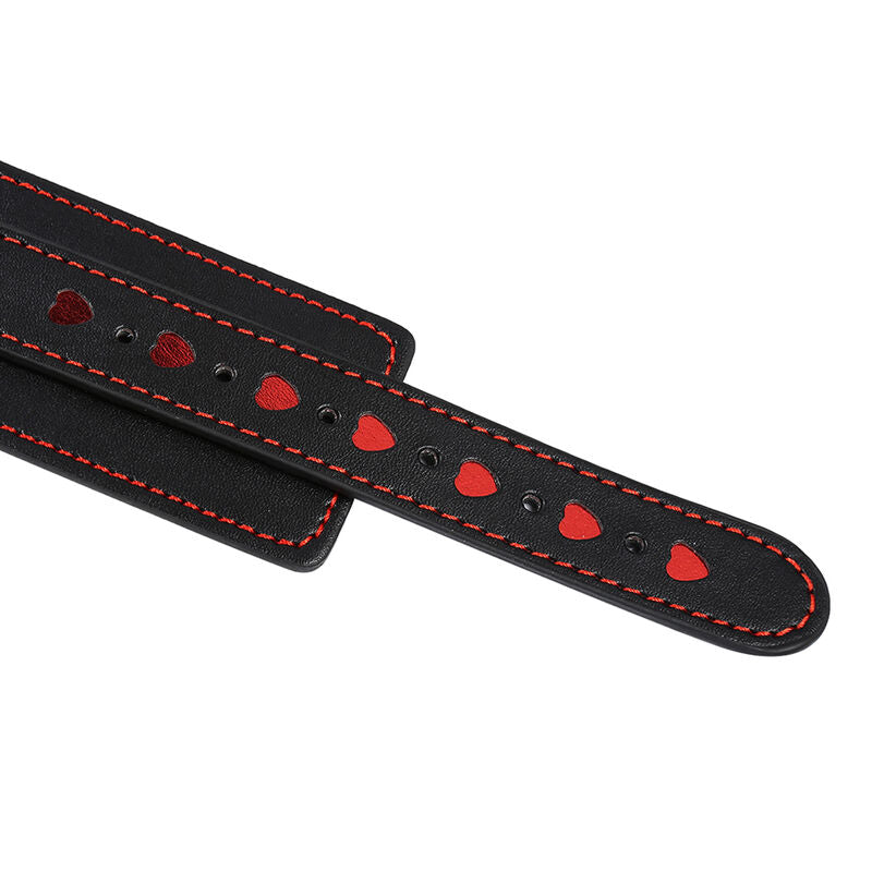Heart Inlaid Bondage Handcuffs