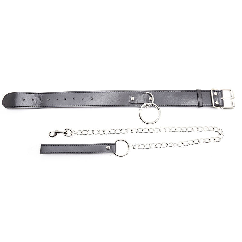 Luxurious Bondage Collar With Control Leash