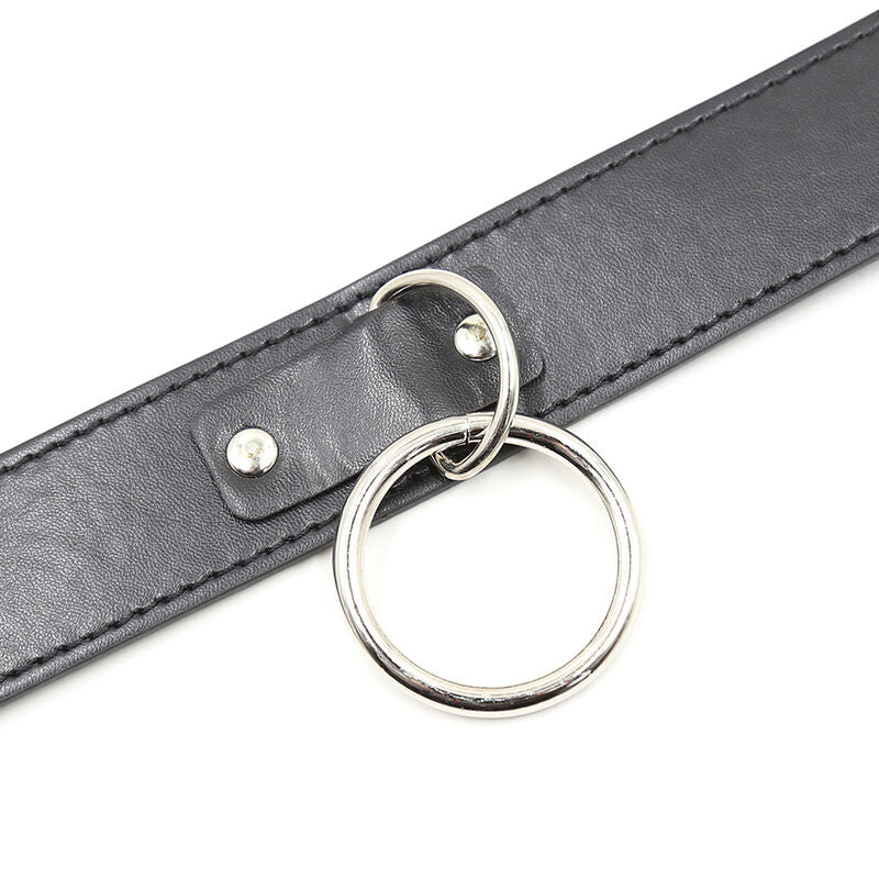 Luxurious Bondage Collar With Control Leash
