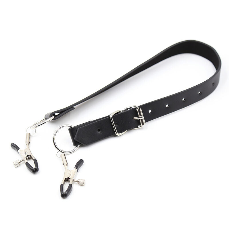 Adjustable Clitoris Clamps with Leg Restraints
