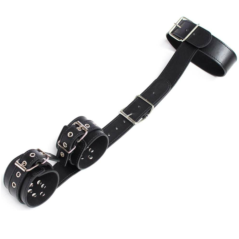Restraining Collar With Wrist Cuffs