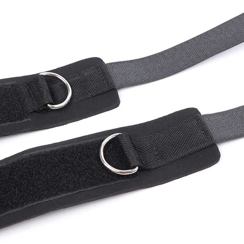 Neoprene Fetish Gag with Handcuffs
