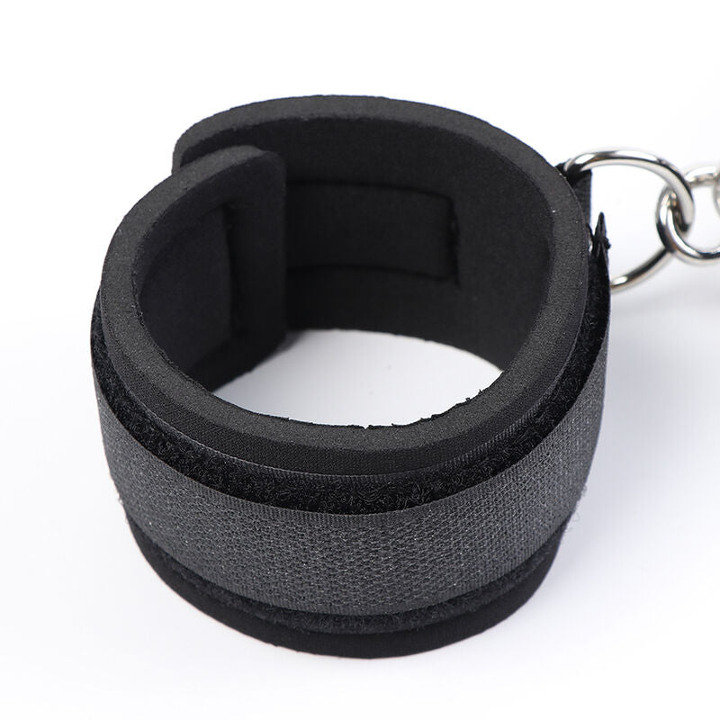 Neoprene Fetish Gag with Handcuffs