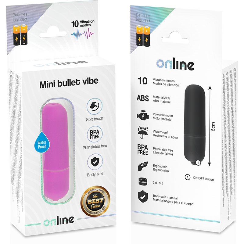 Mini Vibrador Bala Púrpura