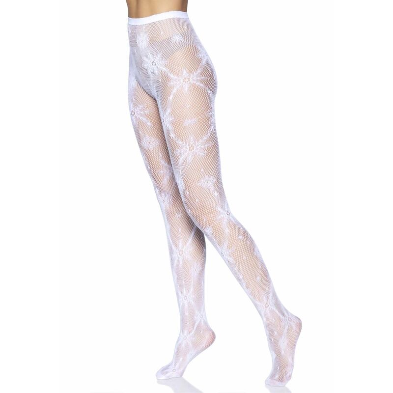 Sensual Snowflake Fishnet Tights