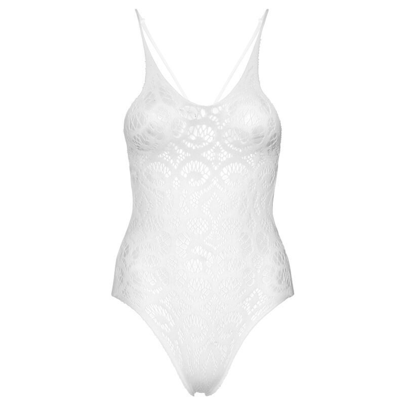 Elegant White Lace Teddy Lingerie