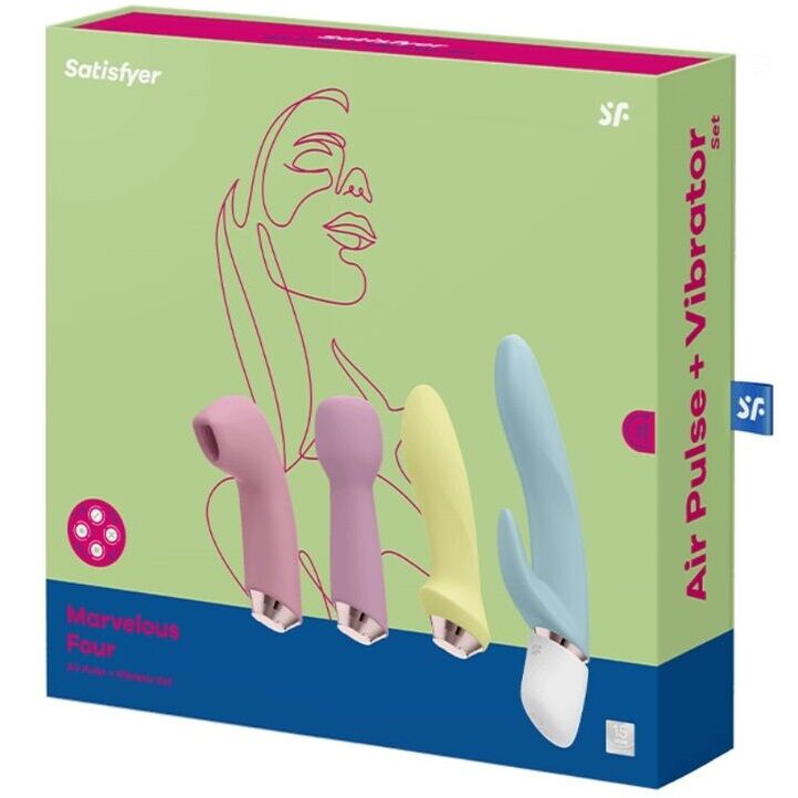 Marvelous Four Vibrator & Air Pulse Set