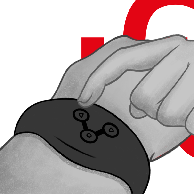 Reloj Juguete Sexual Inalámbrico Negro Azabache