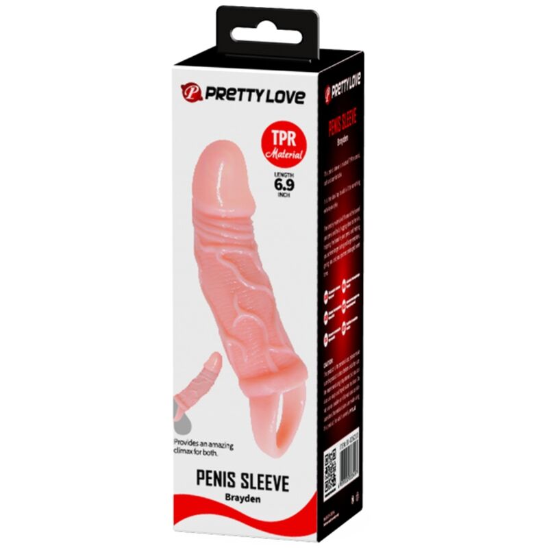 Penis Extender Sheath With Testicle Strap