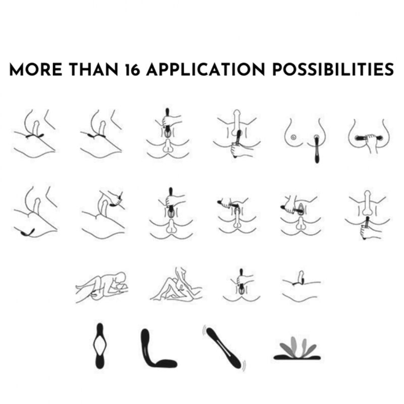 Elastic Joy Red Multi Vibrator