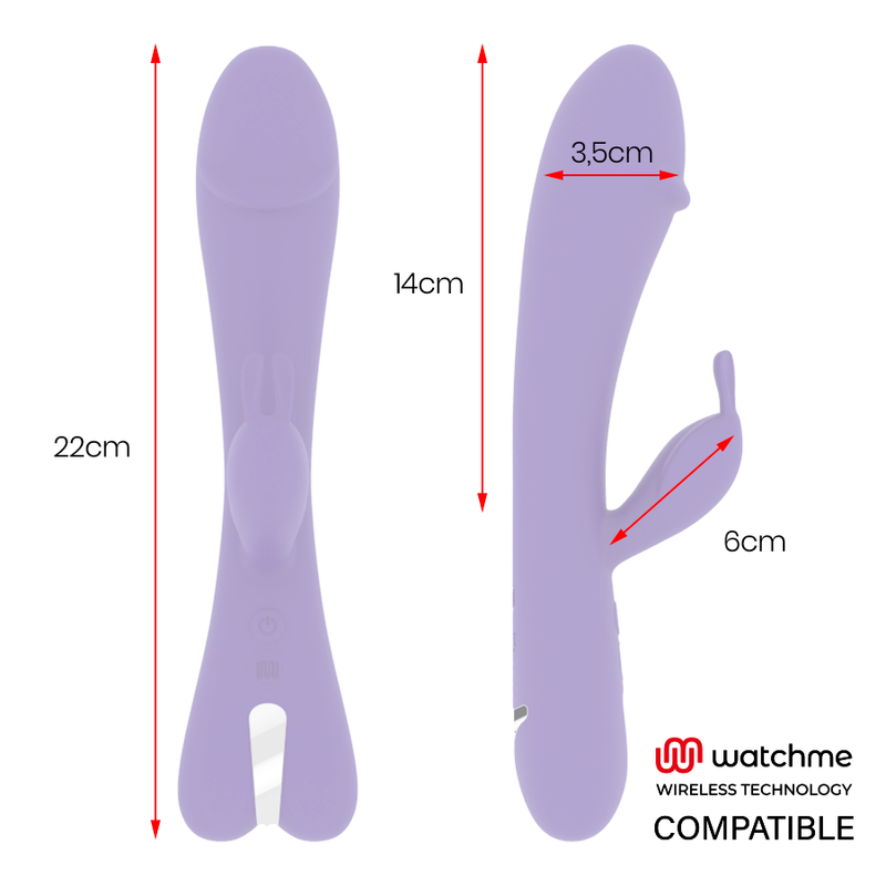 Vibrador Rabbit Aitor con Tecnología WatchMe
