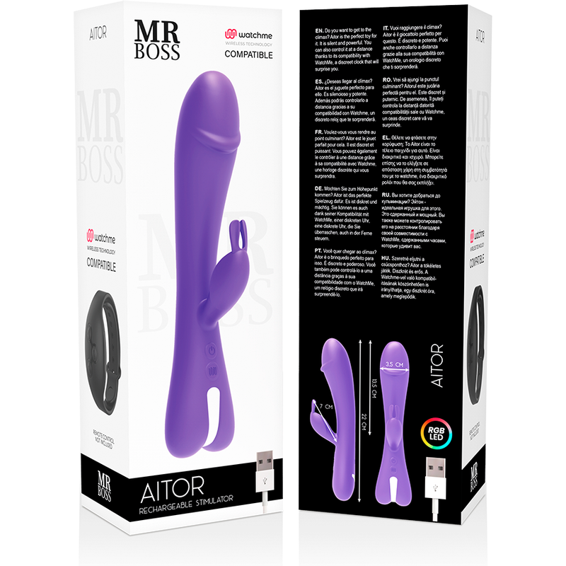 Vibrador Rabbit Aitor con Tecnología WatchMe