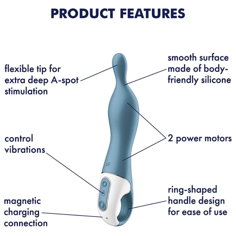 Amazing 1 A-Spot Blue Vibrator
