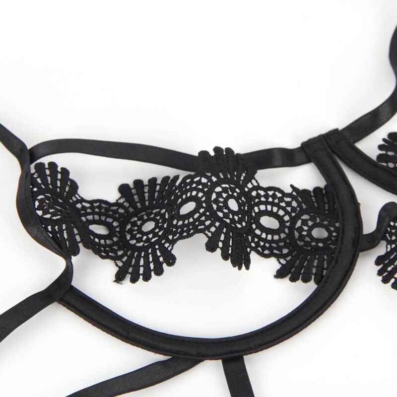 Strappy Lace Teddy Lingerie S/M
