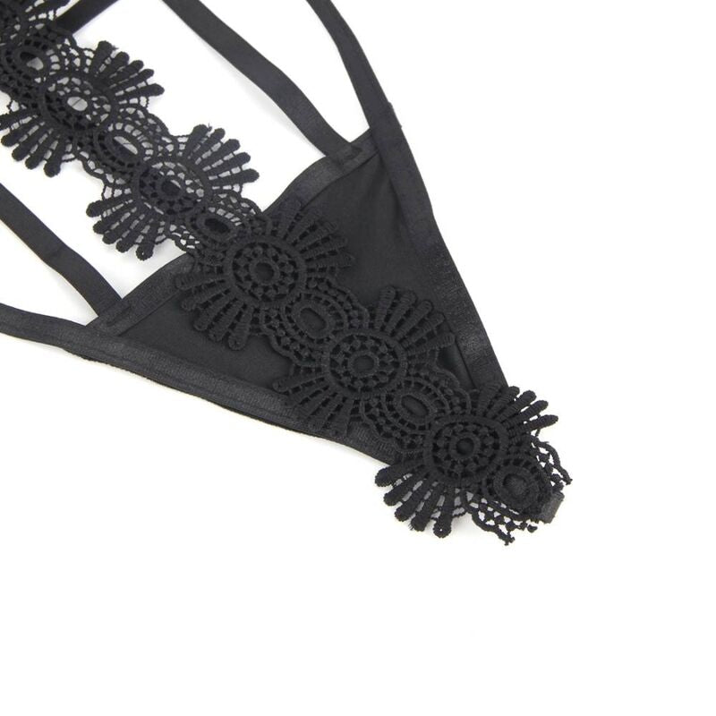 Strappy Lace Teddy Lingerie L/XL