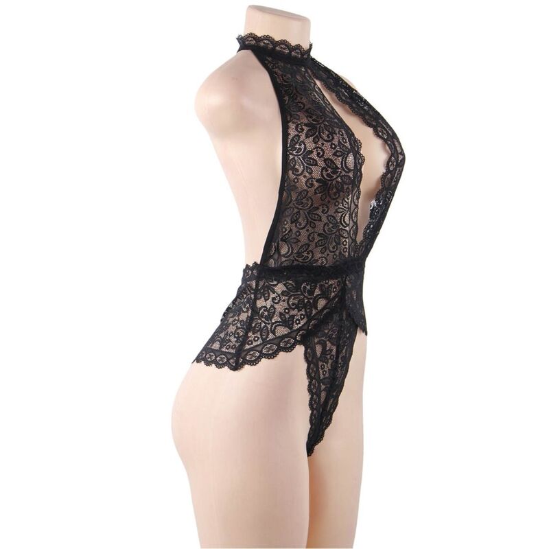 Lace Open Cup Teddy Lingerie S/M