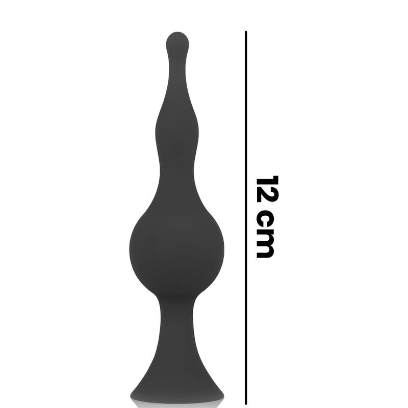 Set de Tapones Anales de Silicona Negra Premium