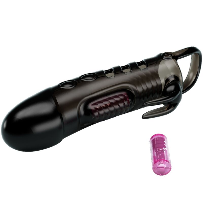 Sloane Rabbit Penis Sheath - Black