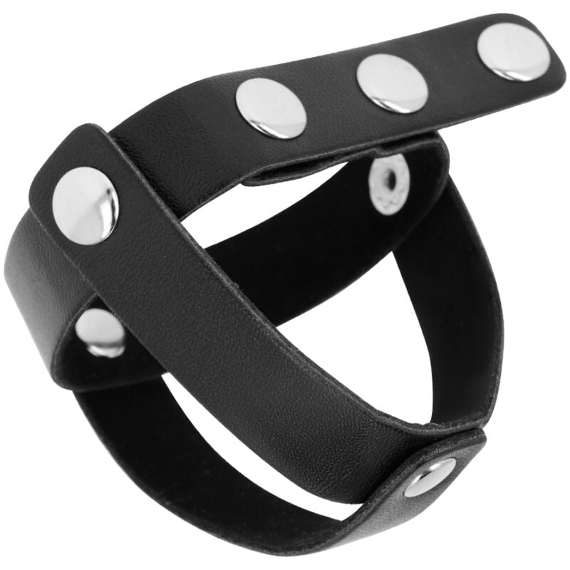 Premium Leather Testicle Ball Cage Restraint