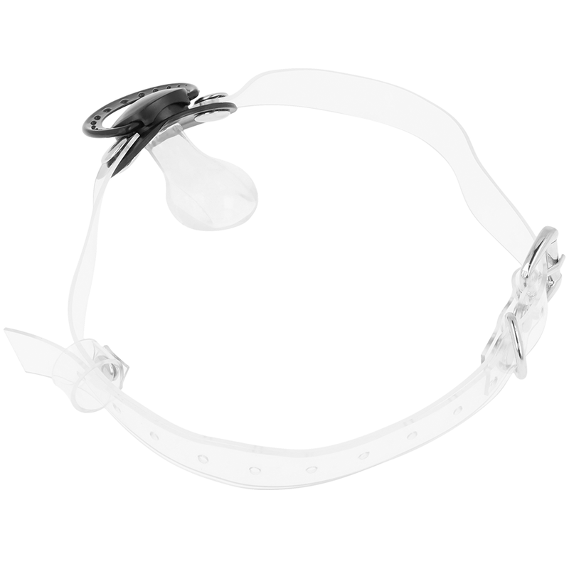 Clear Adult Pacifier Gag for Bondage