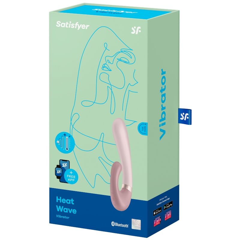 Heat Wave App-Controlled Pink Vibrator