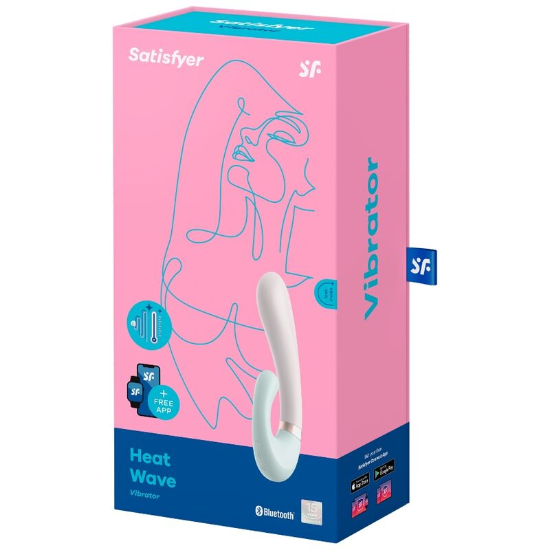 Vibrador con Control por App Heat Wave - Blanco