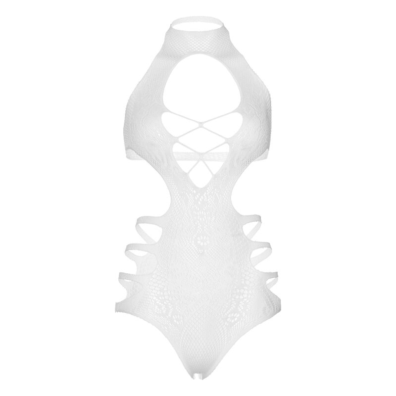 Strappy Cut Out White Bodysuit