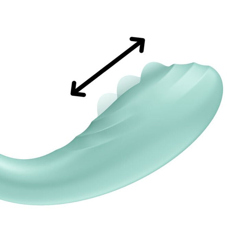 Vibrador para Punto G Rrrolling Pleasure (Verde)