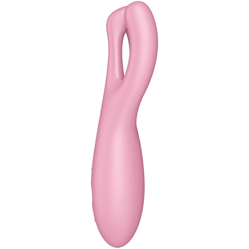 Threesome 4 App-Controlled Pink Vibrator
