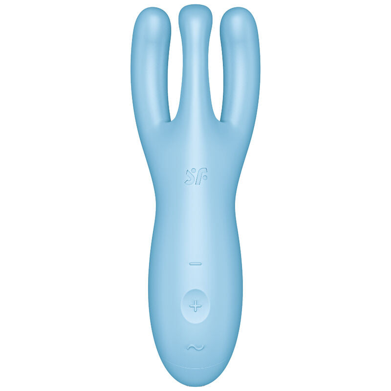 Threesome 4 App-Controlled Vibrator - Blue