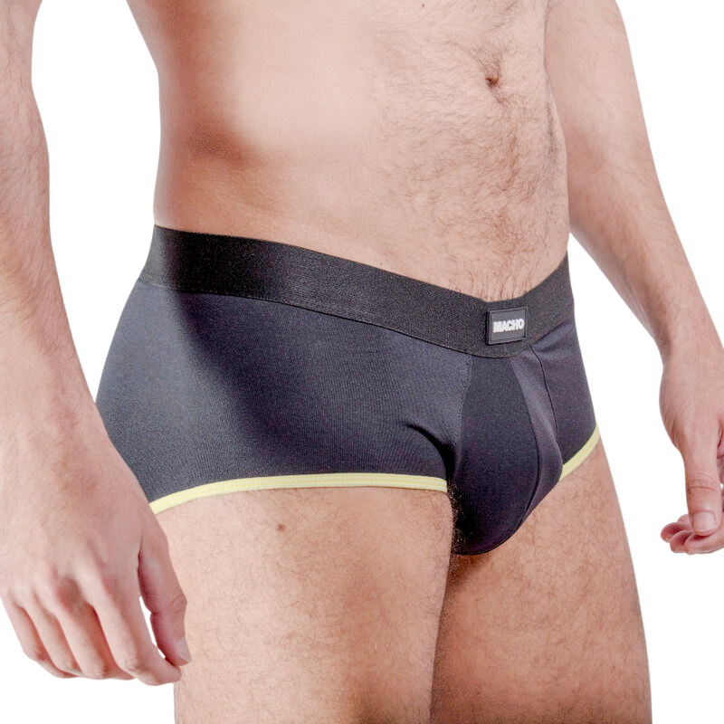 Ms24A Dark Yellow Brief Underpants - L
