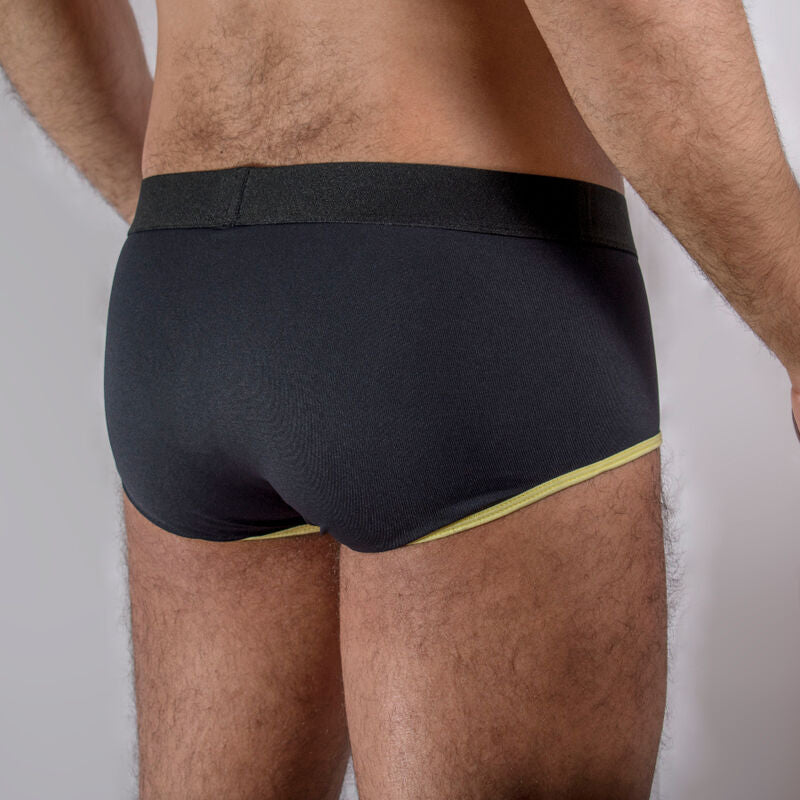 Ms24A Dark Yellow Brief Underpants XL