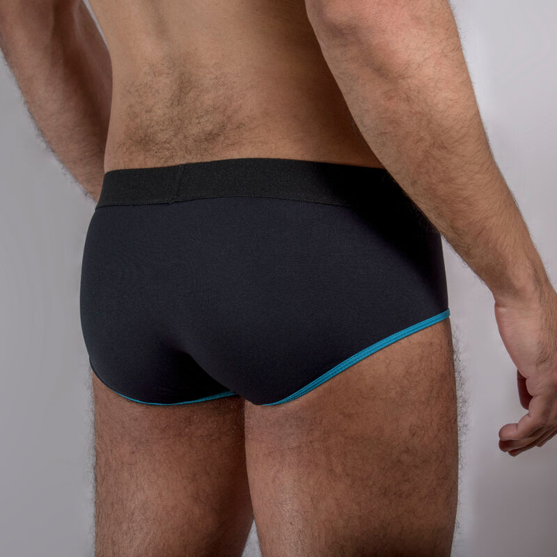 Ms24B Dark Blue Brief Underpants M