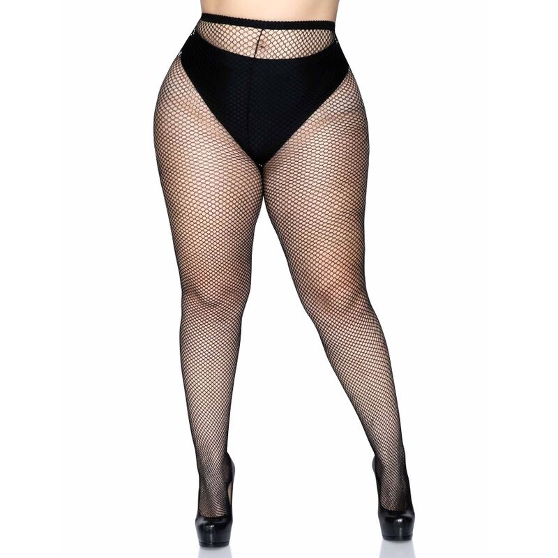 Plus Size Fishnet Pantyhose