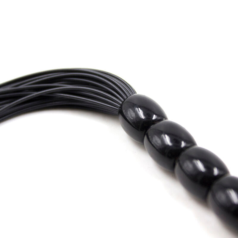 Ribbed Silicone Flogger - 22cm
