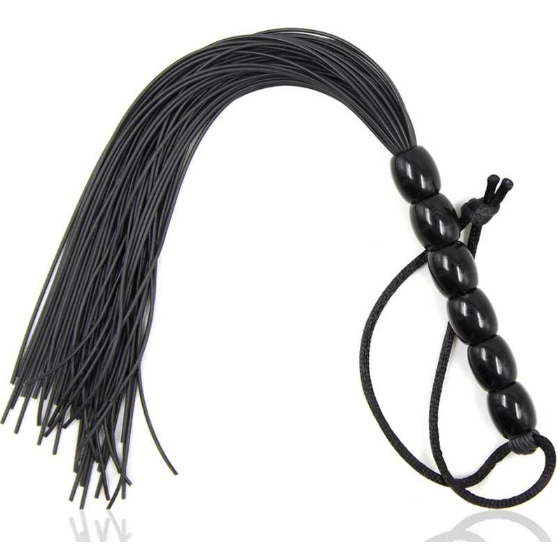 Ribbed Silicone Flogger - 22cm
