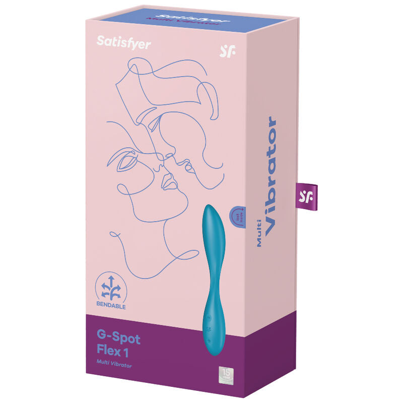 Vibrador G-Spot Flex 1 - Azul