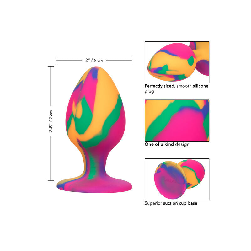 Tie-Dye Large Anal Plug