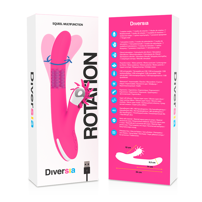 Vibrador Rotativo Bunny 24cm