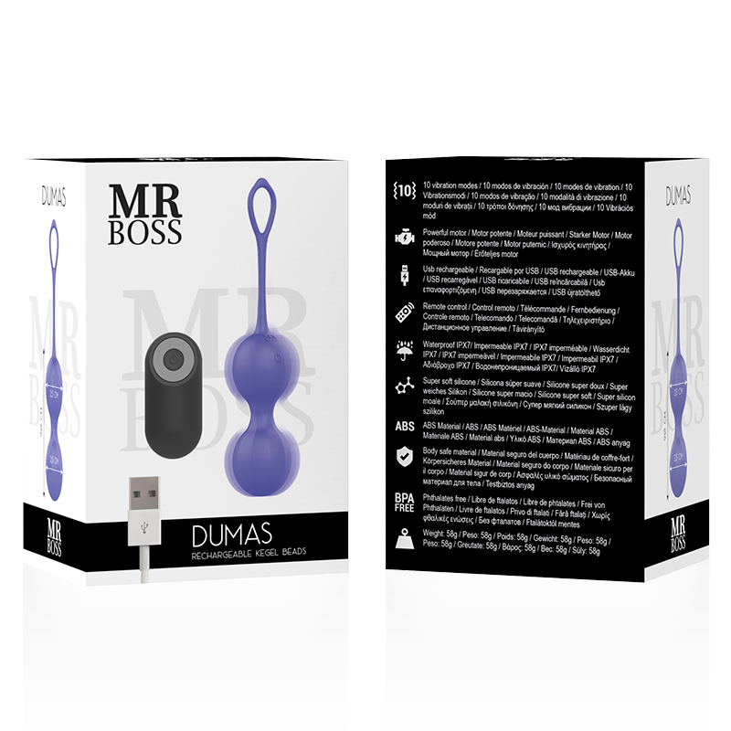 Dumas Remote Control Vibrating Kegel Beads