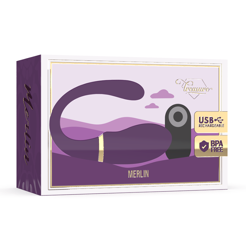 Merlin Double Couple Vibrator with Remote