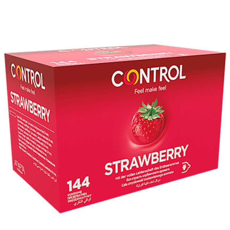 Adapta Strawberry Condoms (144 Pack)