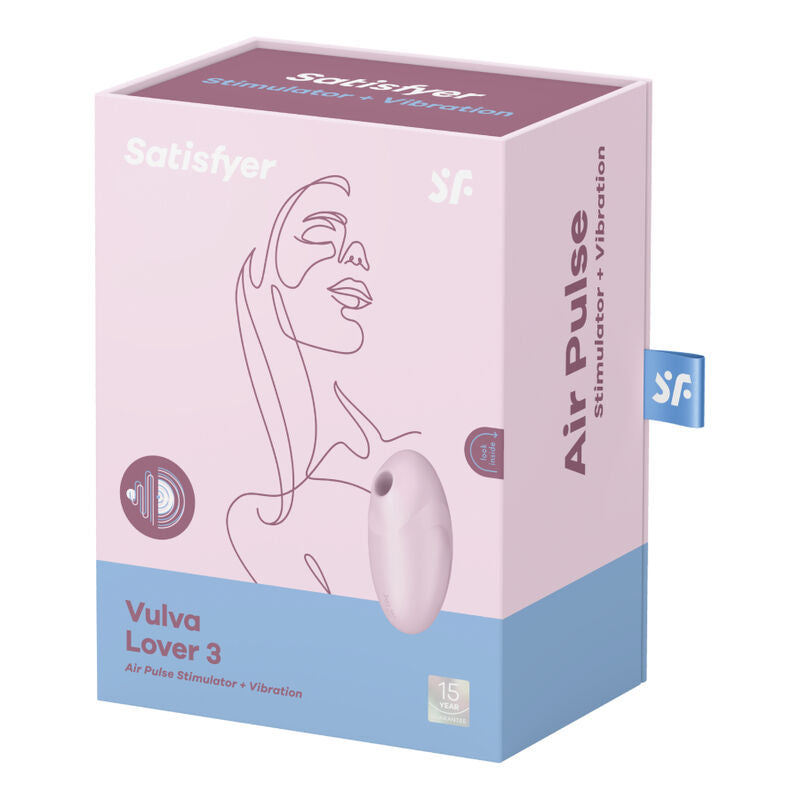 Vulva Lover 3 Air Pulse Stimulator Pink