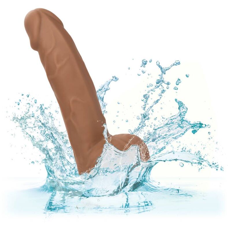 Silicone Studs 15.24 cm Brown Dildo
