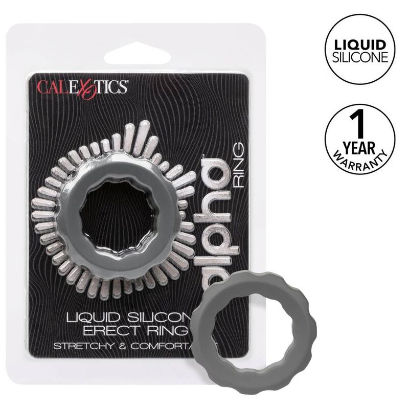 Alpha Erect Grey Cock Ring