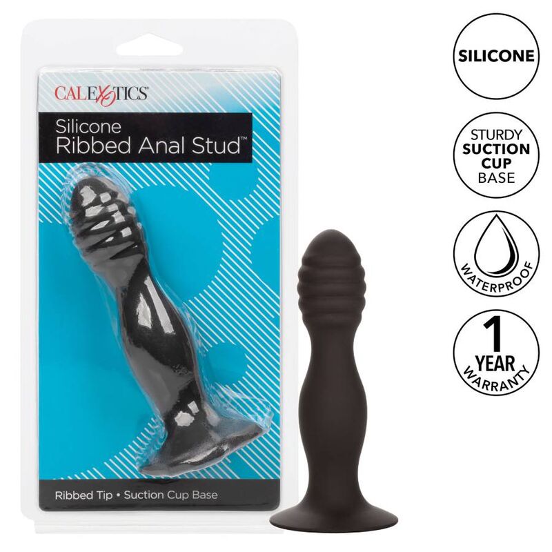 Ribbed Anal Stud Pleasure Toy