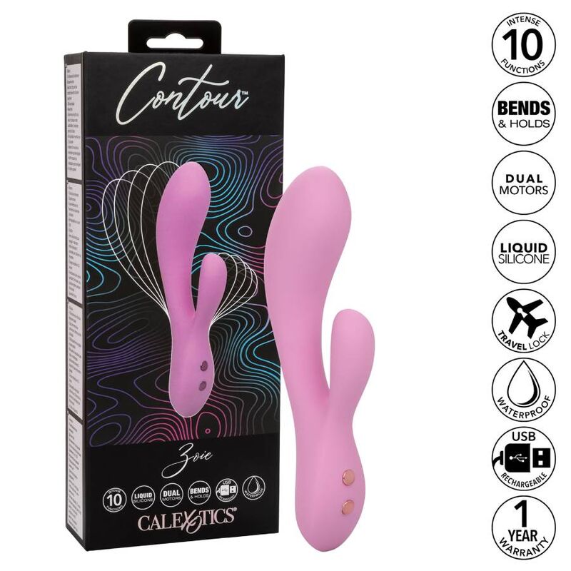 Estimulador Rosa Contour Zoie